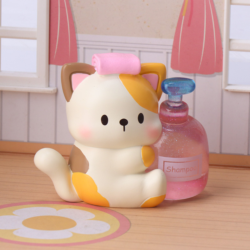 Bath Time Meow Crew Blind Box  - Resin Art Case ulasan dan harga